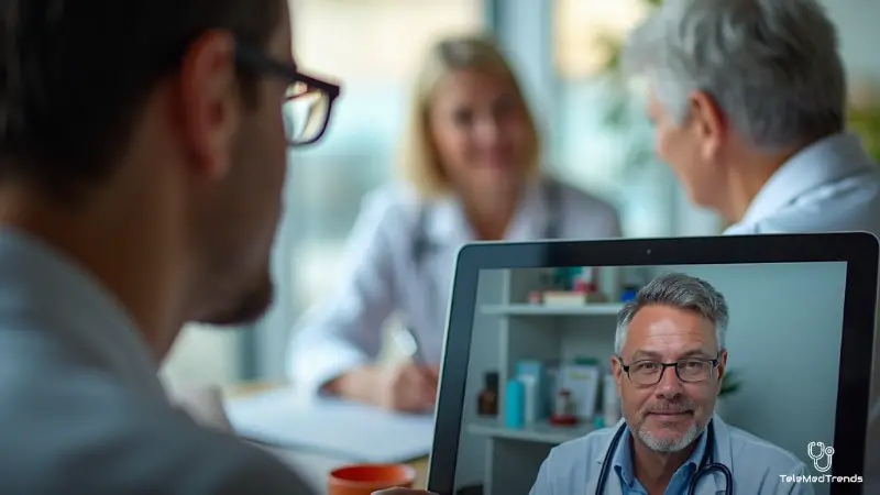 States Expand Telehealth Services Across State Lines, Concept art for illustrative purpose, tags: paving path - Monok