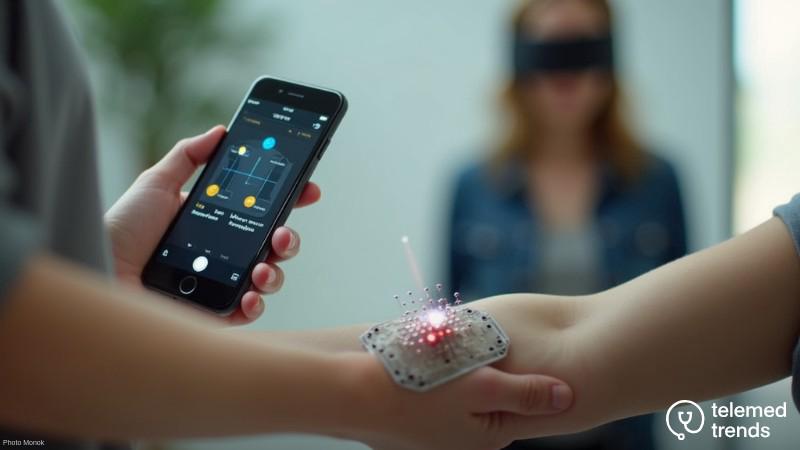 Wearable Devices Pave Pathways to Enhanced Health Monitoring and Sensory Substitution, Concept art for illustrative purpose, tags: early detection - Monok