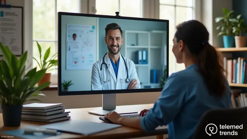 30% of US Medical Visits to Be Telemedicine by 2026, Research Predicts, Concept art for illustrative purpose, tags: market - Monok