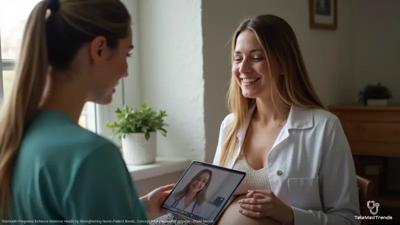 Telehealth Programs Enhance Maternal Health by Strengthening Nurse-Patient Bonds, Concept art for illustrative purpose, tags: access - Monok